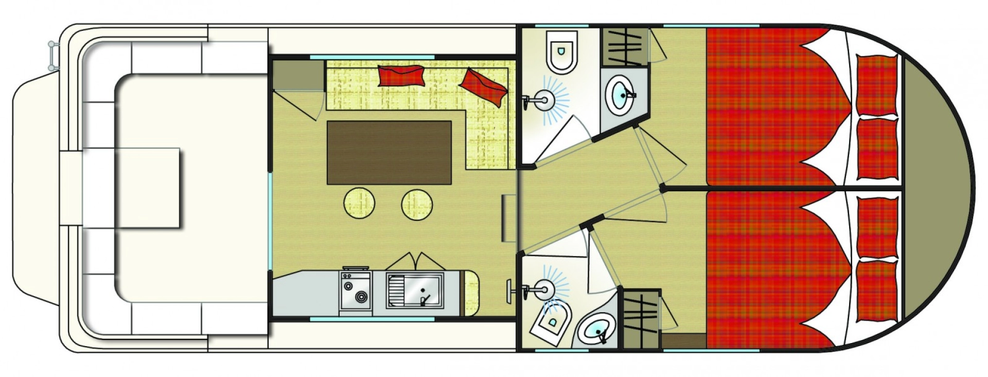 Pronájem jachty v Chioggia -New-Con-Fly Twins na Samboatu
