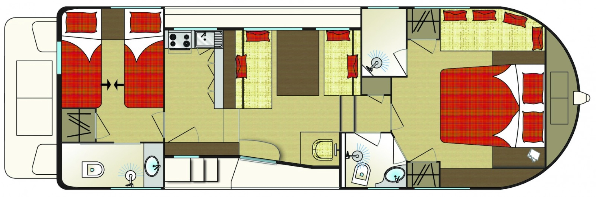 Pronájem Říční loď v Chioggia -Tip-Top L TIP TOP L
