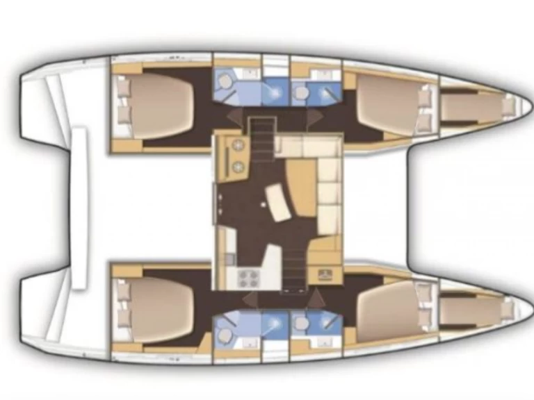 Pronájem Katamarán Lagoon s licencí