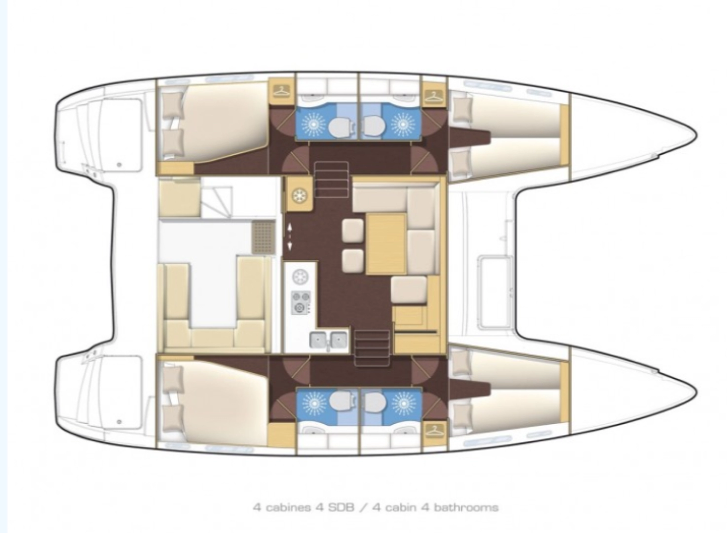 Pronájem lodi Lagoon Lagoon 400 S2 v Es Jondal na Samboatu