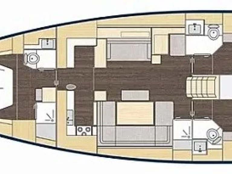 Bavaria Bavaria C57 jednotlivci a charterové společnosti v Castellammare di Stabia