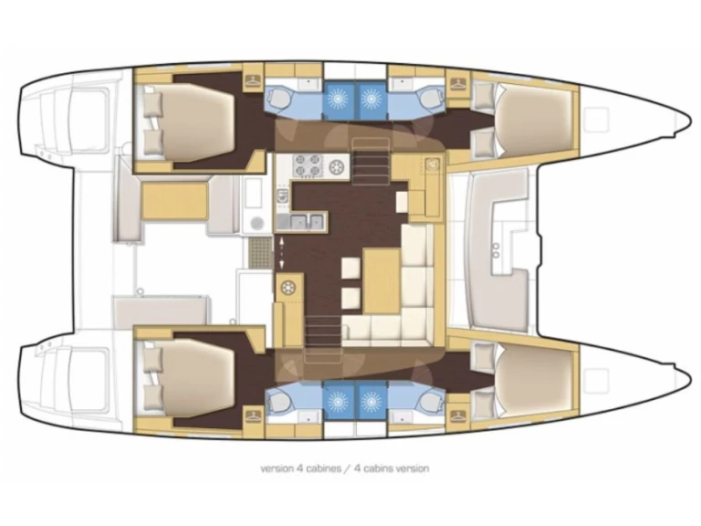 Lagoon Lagoon 450 F jednotlivci a charterové společnosti v Nettuno