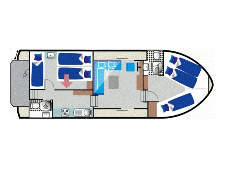 Pronajmout Říční loď se skipperem či ne  v Landkreis Müritz