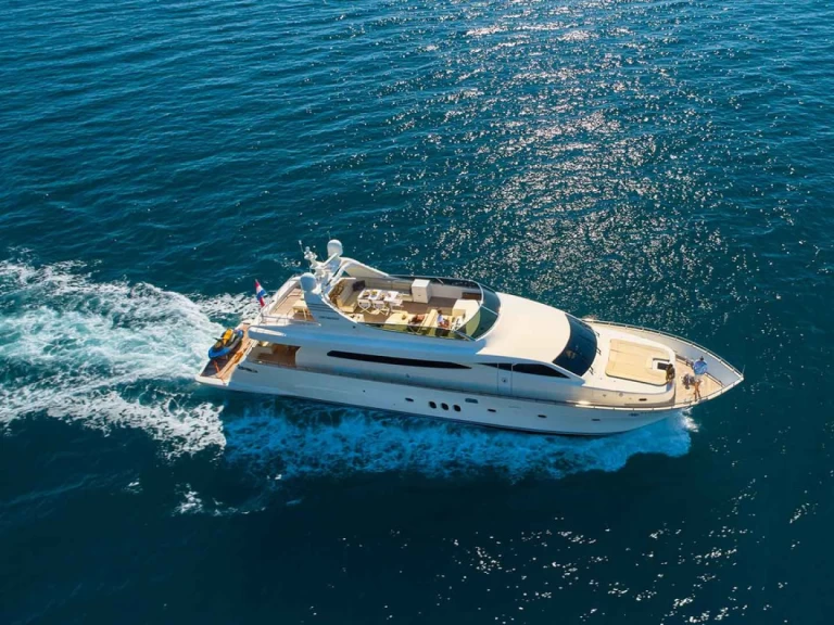 Pronájem lodi Canados International Srl. Canados 86 v Baška Voda na Samboatu