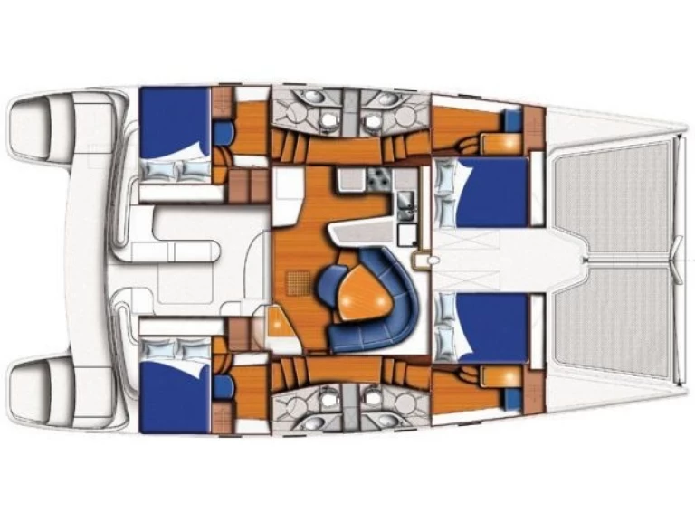Pronájem Katamarán Leopard s licencí
