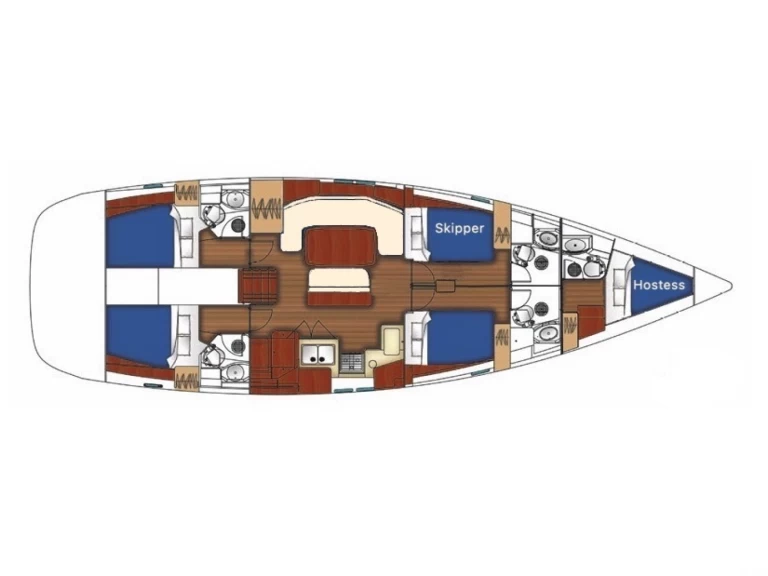 Pronajmout Plachetnice se skipperem či ne Bénéteau v Cagliari Port