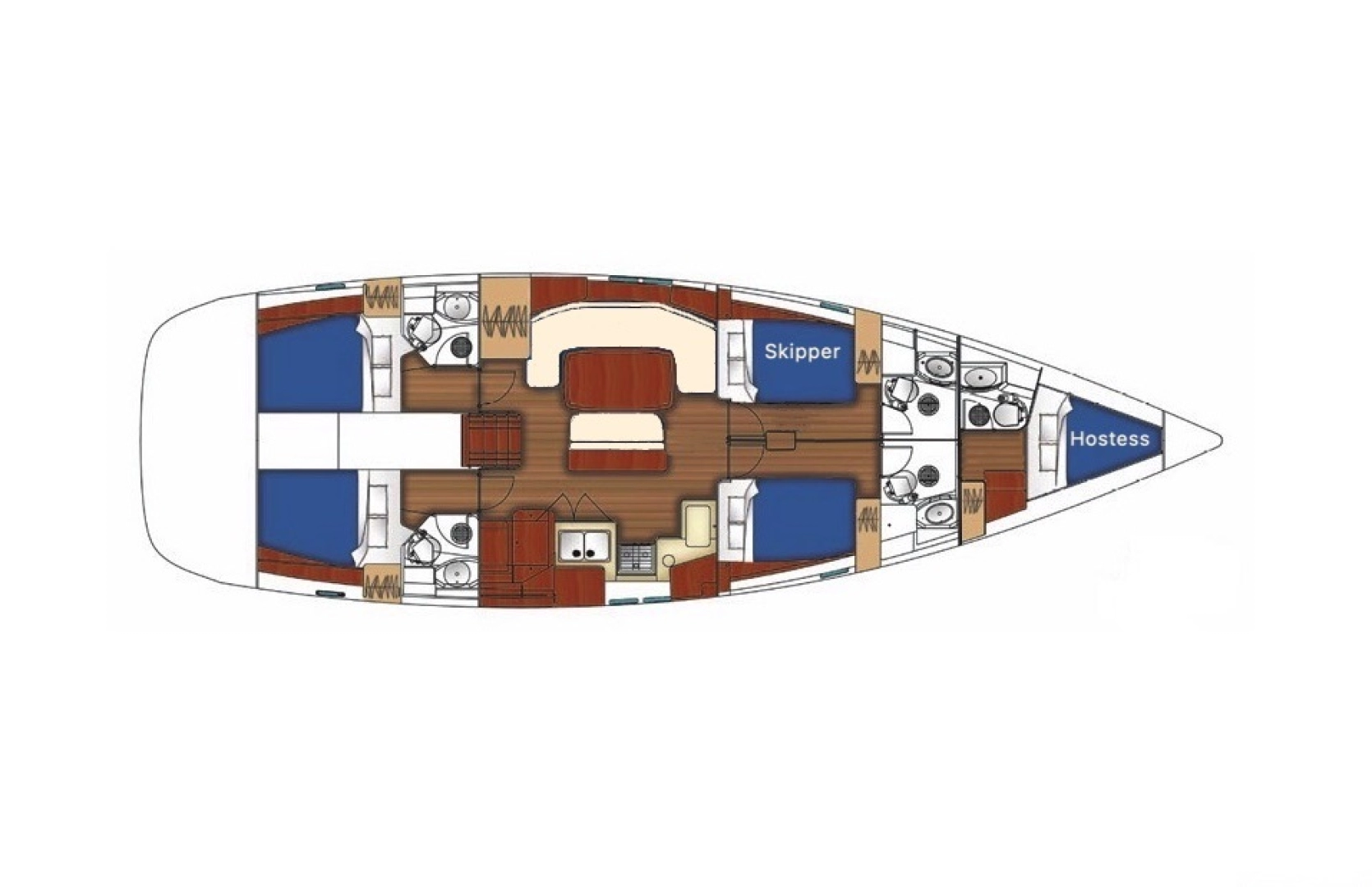 Pronajmout Plachetnice se skipperem či ne Bénéteau v Cagliari Port