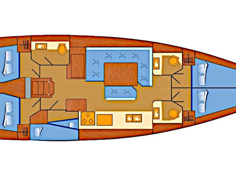 Pronájem Plachetnice Jeanneau s licencí