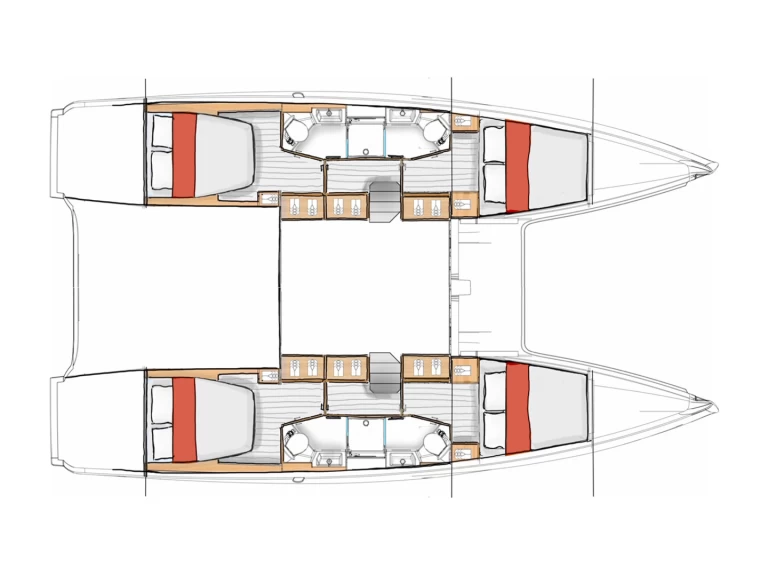 Pronájem Katamarán Excess s licencí