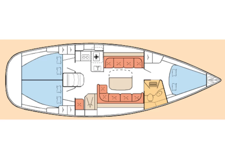 Pronajmout si Bavaria Cruiser 37 v Gouvia