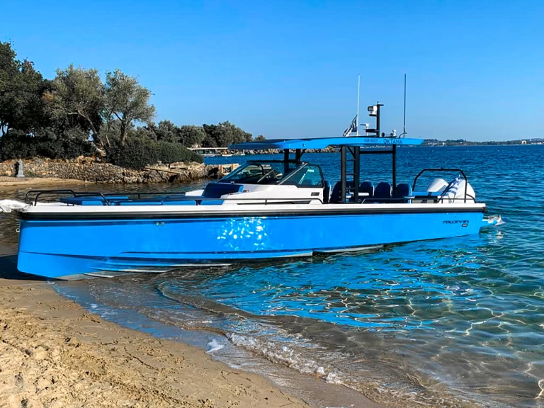 Pronájem lodi Gouvia lákavé ceny Axopar 37 Sun-Top