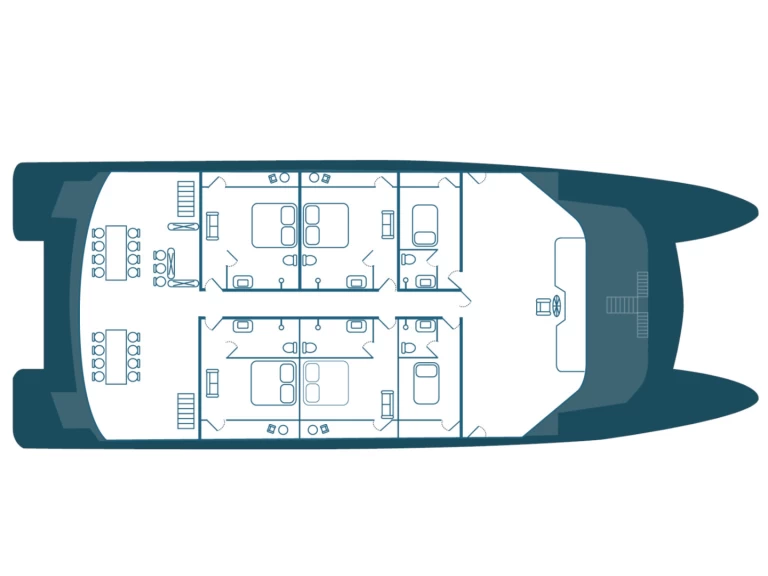 Pronájem jachty v Puerto Baquerizo Moreno - Power Cat - Ocean Spray na Samboatu