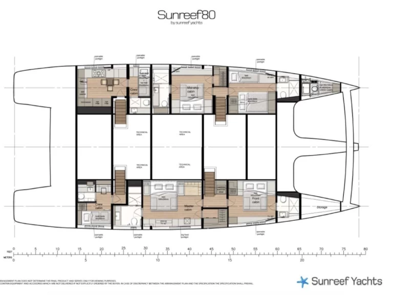 Pronájem lodi Simpson Bay lákavé ceny Sunreef 80 - 6 + 1 cab.