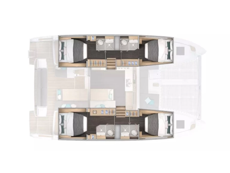 Katamarán k pronájmu v Cugnana Verde za nejlepší cenu