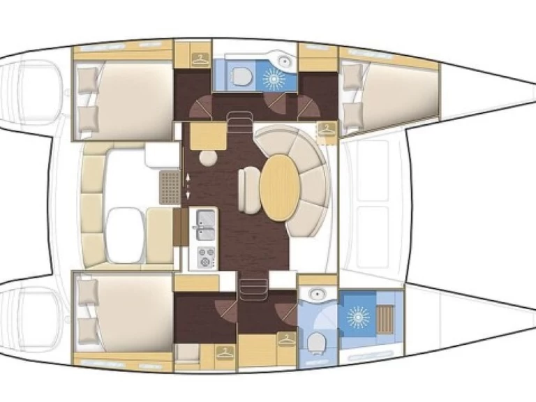 Pronajmout Katamarán se skipperem či ne Lagoon v Bonifacio