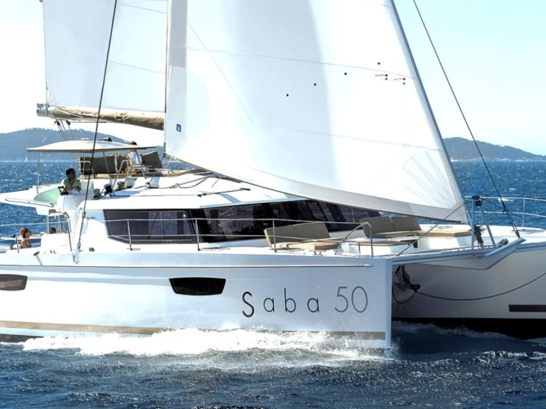 Pronájem jachty v Donji Seget -Fountaine Pajot Saba 50 na Samboatu