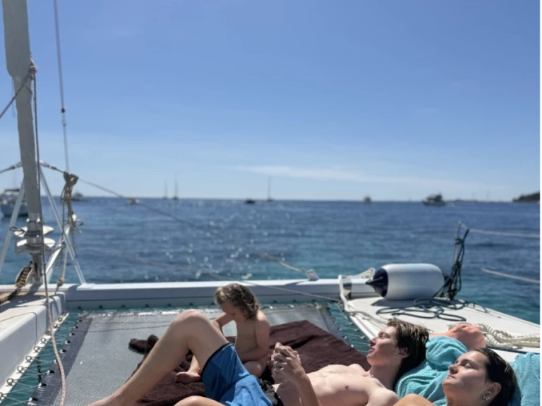 Pronájem Katamarán v Théoule-sur-Mer -Lombardini Lady Hawke 39 Cabrio