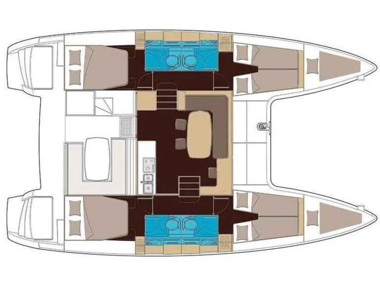 Pronájem lodi La Savina lákavé ceny Lagoon 400 S2