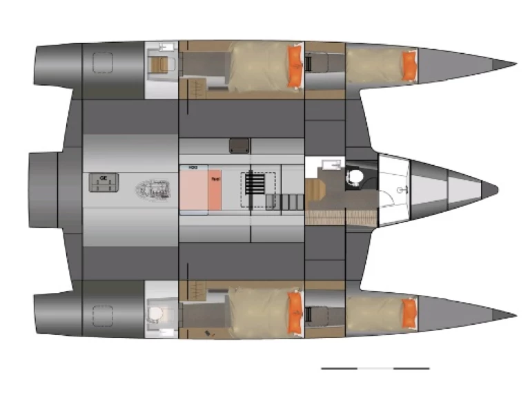 Pronájem Katamarán Neel s licencí