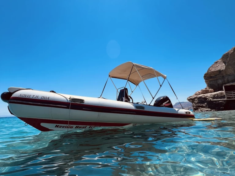 Pronájem Polotuhá loď v Káto Goúves -Hnc Rib 550