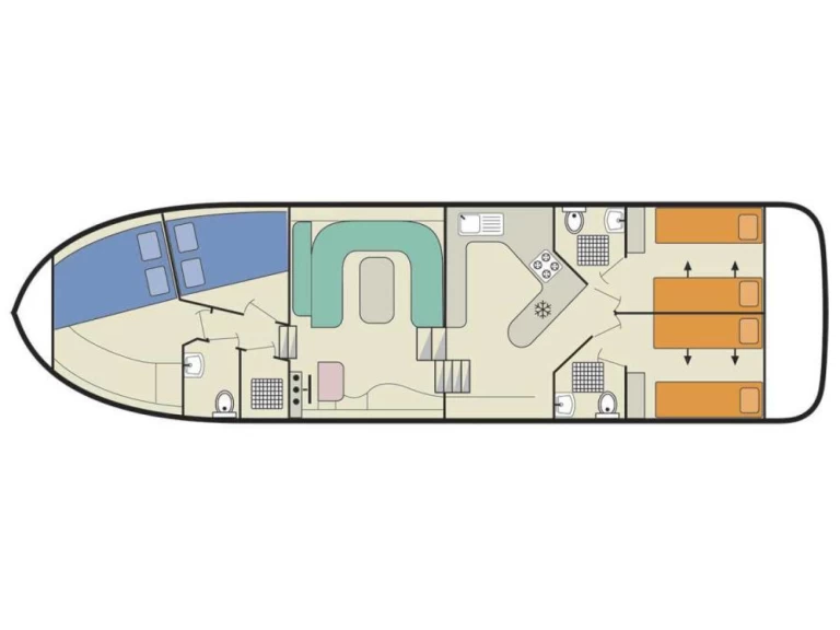 Pronájem jachty v Nieuwpoort -Le Boat Magnifique na Samboatu