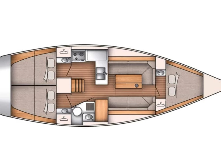 Pronájem Plachetnice Bénéteau s licencí