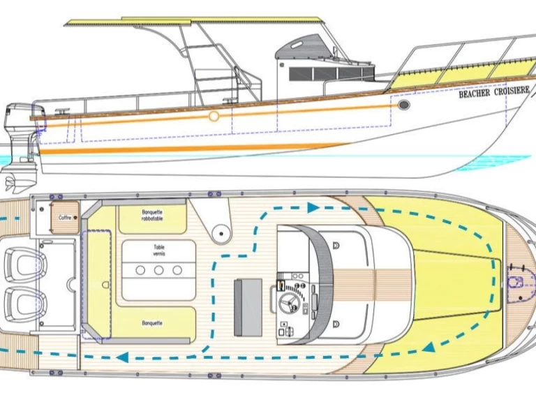 Pronajmout si Beacher Beacher V10 Croisière v Arcachon