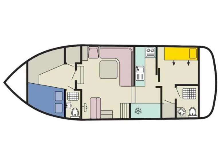 Pronájem jachty v Fontenoy-le-Château -Le Boat Corvette B na Samboatu