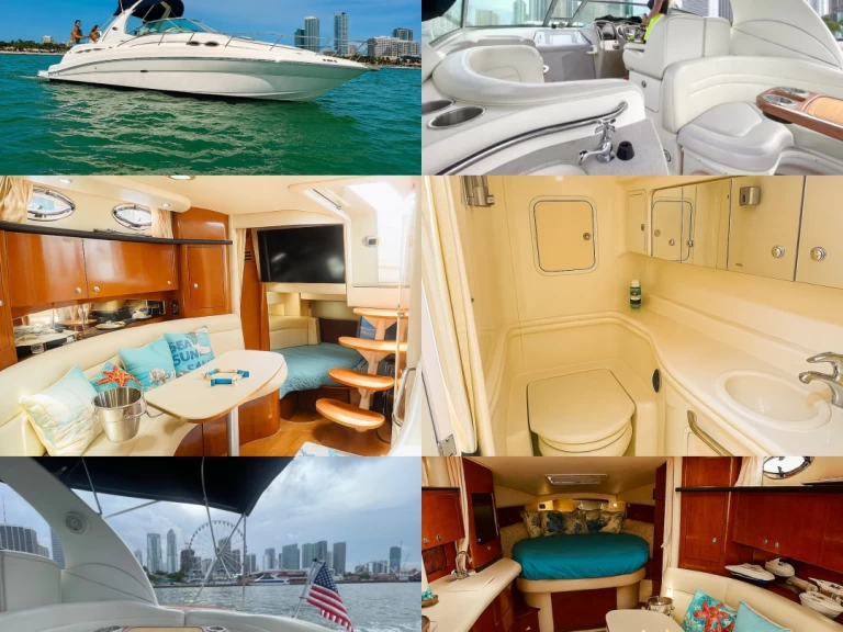 Pronájem Motorová loď v Miami -Sea Ray Sundancer 37