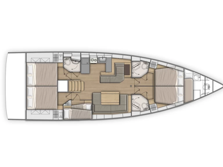 Bénéteau Oceanis 51.1 jednotlivci a charterové společnosti v Santa Cruz de Tenerife