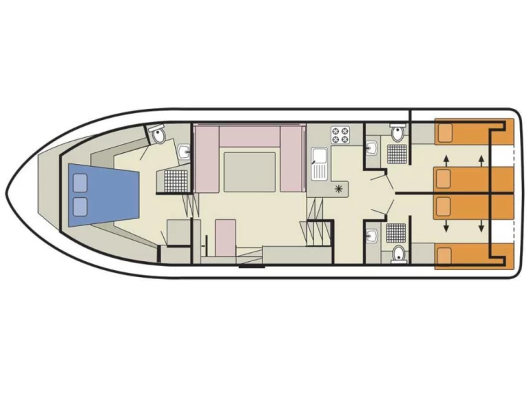 Pronájem Motorová loď Le Boat s licencí