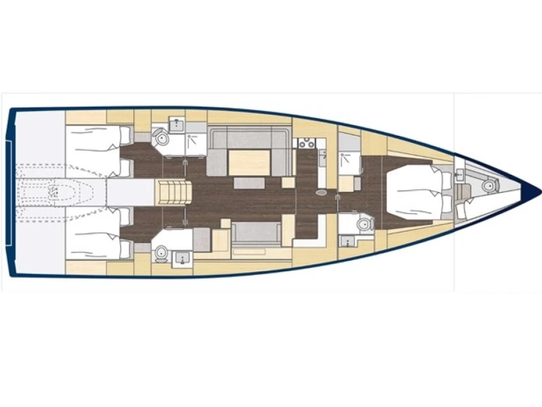 Pronájem jachty v Preveza -Bavaria Bavaria C57 Style na Samboatu