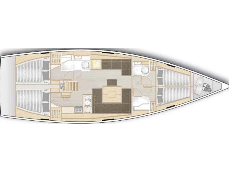 Hanse Hanse 458 jednotlivci a charterové společnosti v Lefkáda