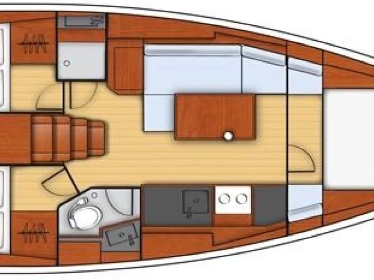 Pronájem Plachetnice Bénéteau s licencí