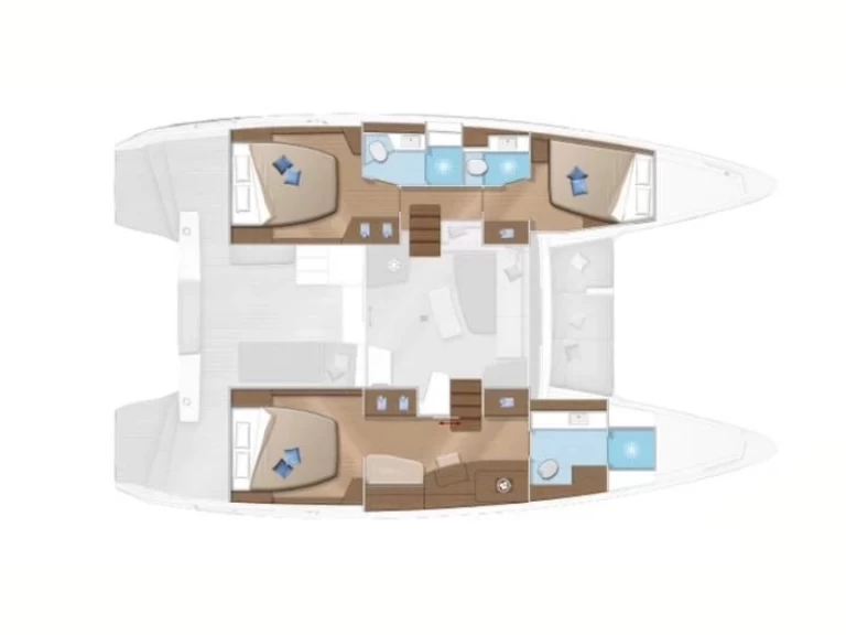 Lagoon Lagoon 42 jednotlivci a charterové společnosti v San Blas Islands