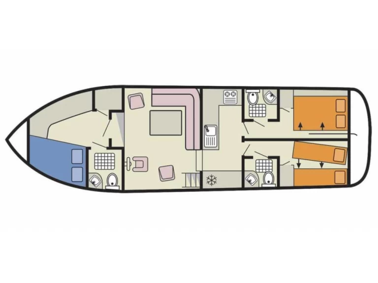 Pronájem jachty v Homps -Le Boat Continentale na Samboatu