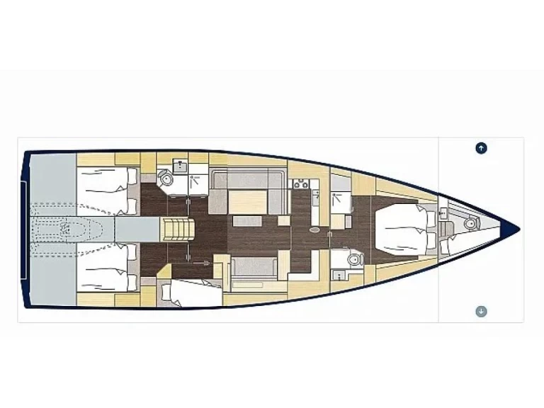 Pronájem Plachetnice v Nea Peramos -Bavaria Bavaria C57