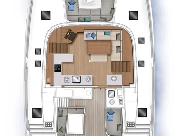 Pronájem Katamarán Lagoon s licencí