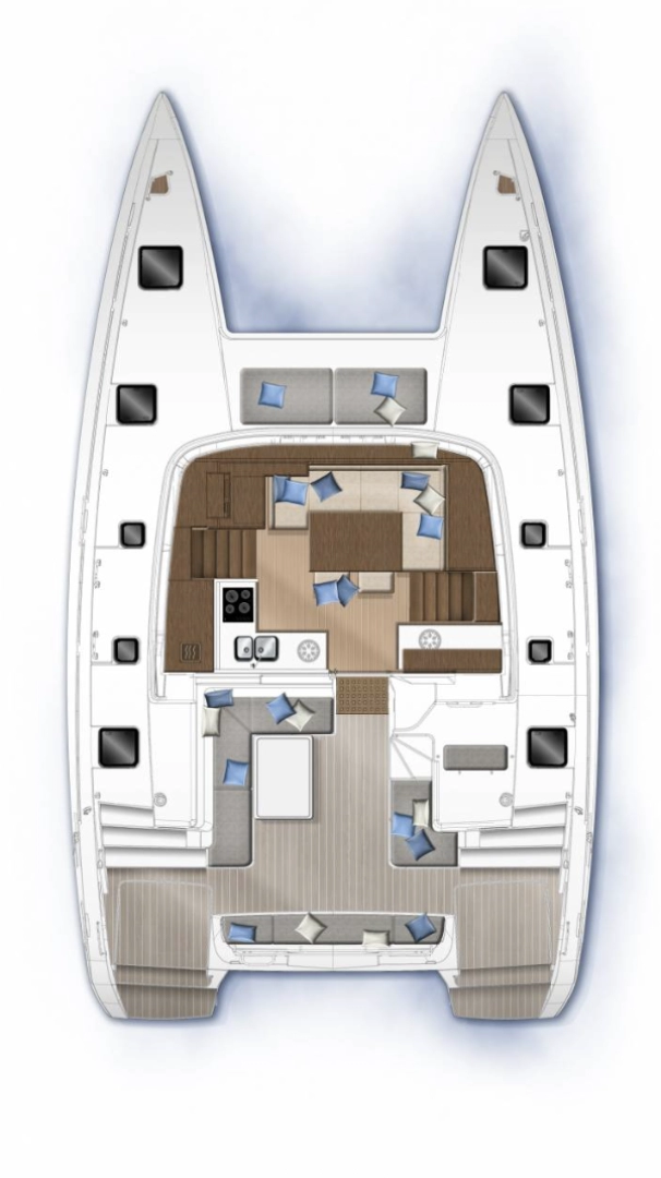 Pronájem lodi Bas du Fort lákavé ceny Lagoon 40