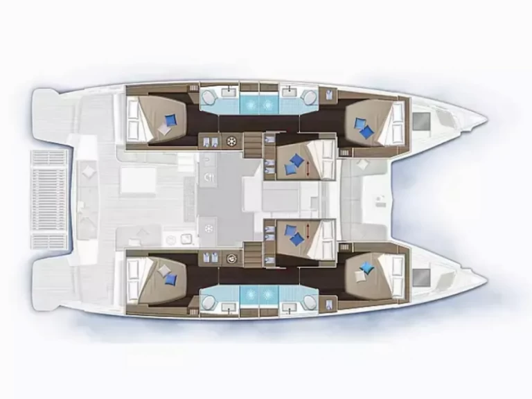 Pronajmout si Lagoon Lagoon 51 v Paleros