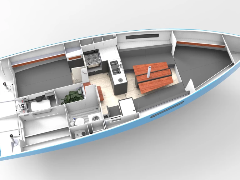 Pronájem Plachetnice v La Trinité-sur-Mer -RM RM 9.70 BIQUILLE