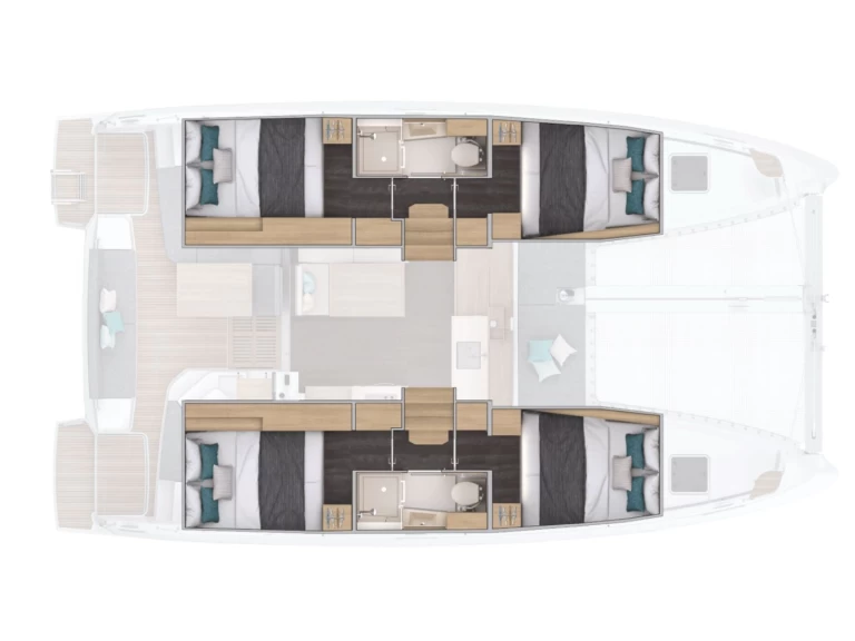 Pronajmout Katamarán se skipperem či ne Lagoon v Furnari