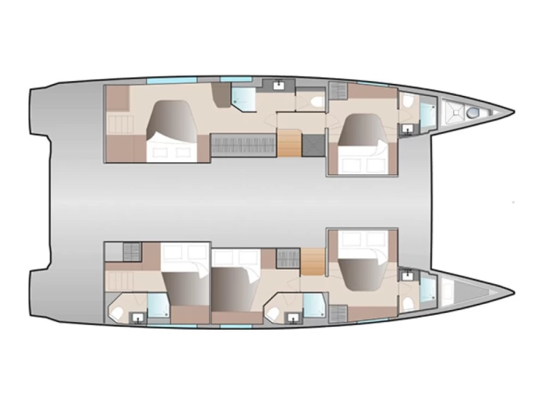 Pronájem jachty v Castellammare di Stabia -Fountaine Pajot Aura 51 na Samboatu