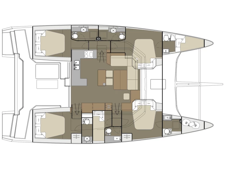 Pronájem Katamarán v Piraeus -Dufour Dufour Catamarans 48 Sail