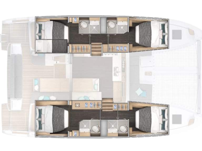 Pronajmout si Lagoon Lagoon 43 v Trapani