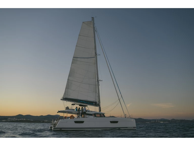 Pronájem lodi Fountaine Pajot Fountaine Pajot 47 SAONA LUX (GEN,AC,WATERMAKER) v Lavrio na Samboatu