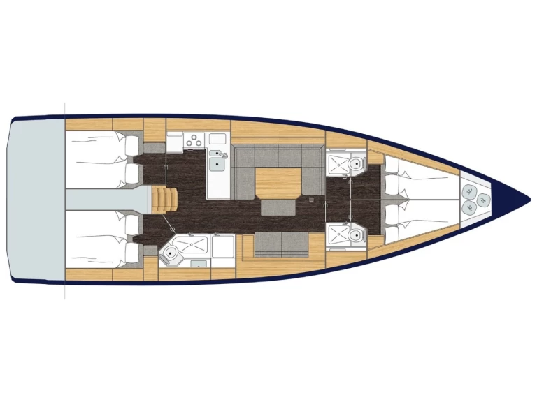 Pronájem lodi Bavaria Bavaria C45 v Lefkáda na Samboatu