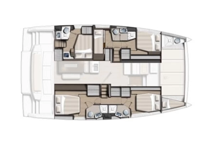 Pronajmout Katamarán se skipperem či ne Bali v Lefkáda