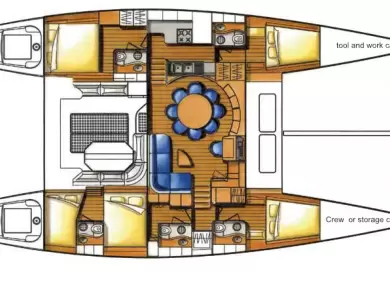 Pronajmout Katamarán se skipperem či ne Lagoon v Papeete