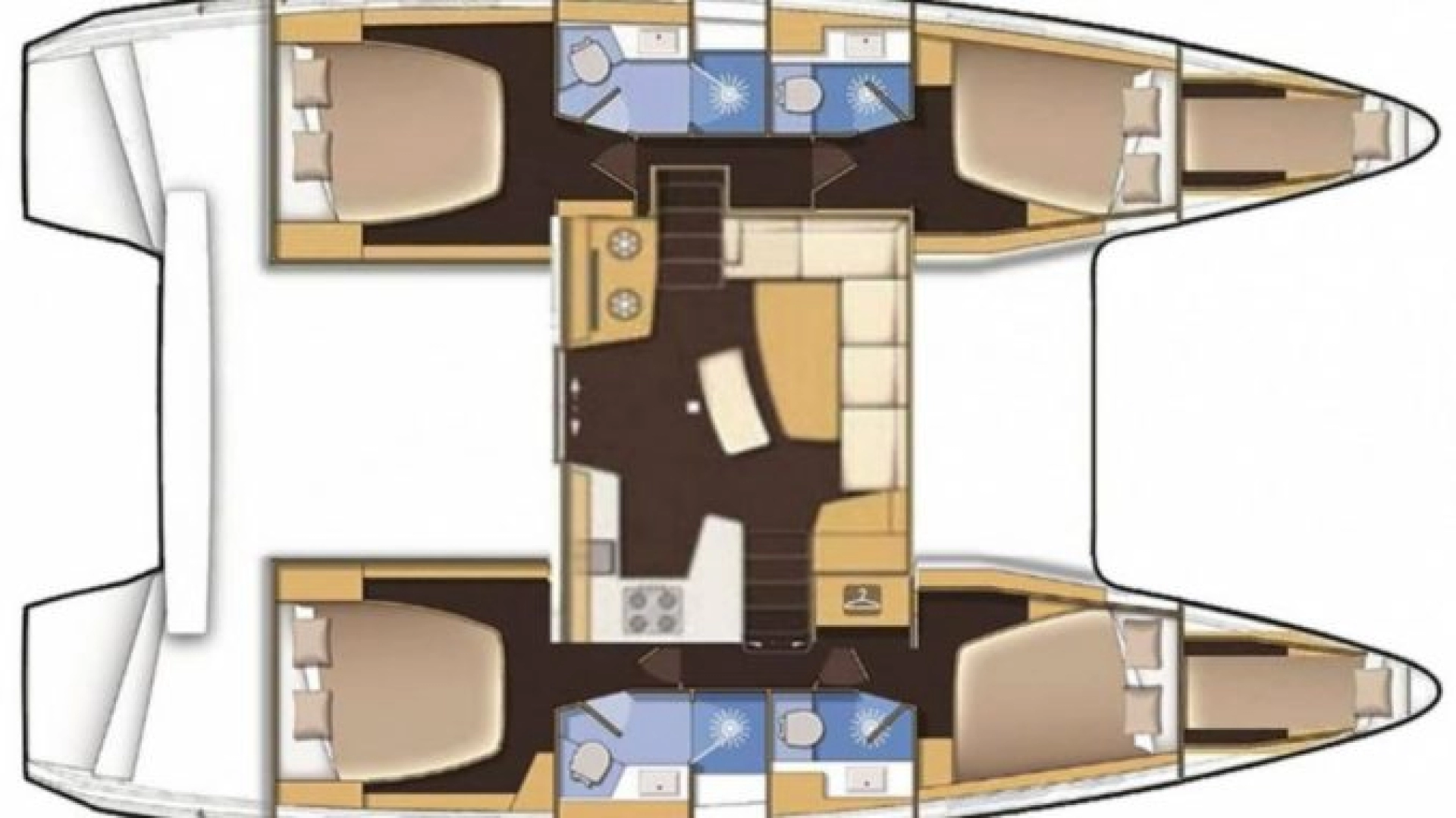 Pronájem Katamarán Lagoon s licencí